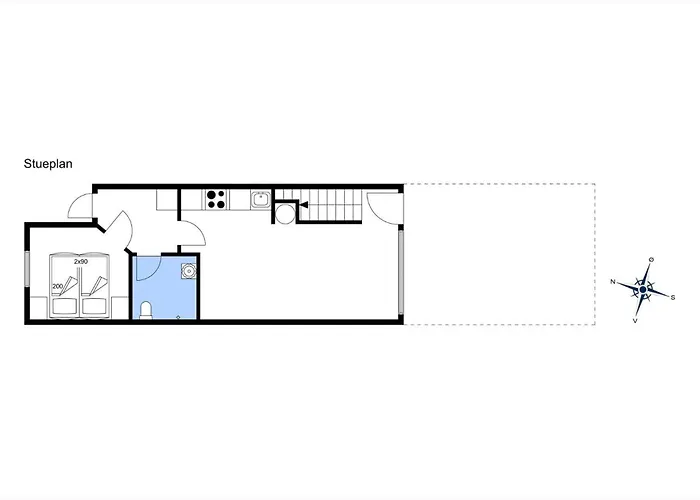 Дом отдыха Bv344-blavand-fyrvej-26-lej-28 Блаванн